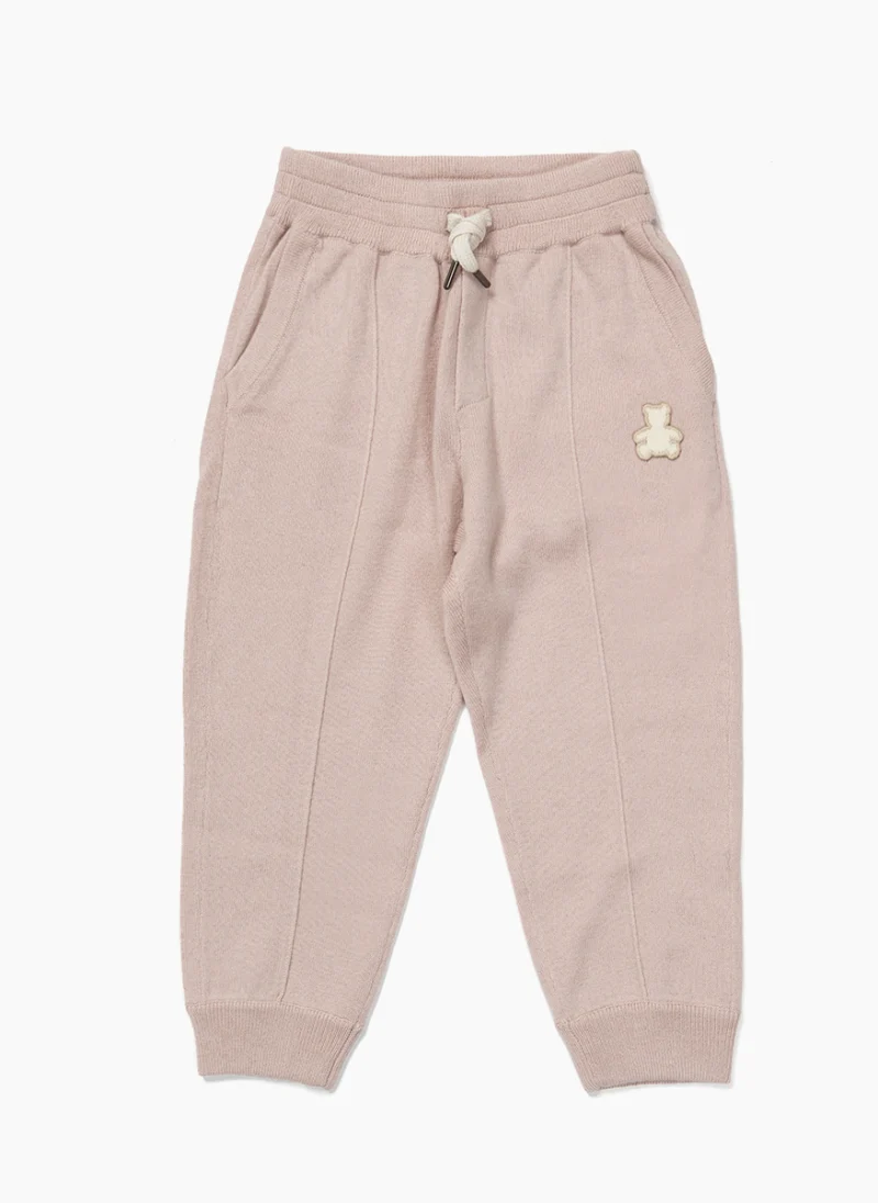 Спортен панталон от фино плетиво Brunello Cucinelli Kids 2