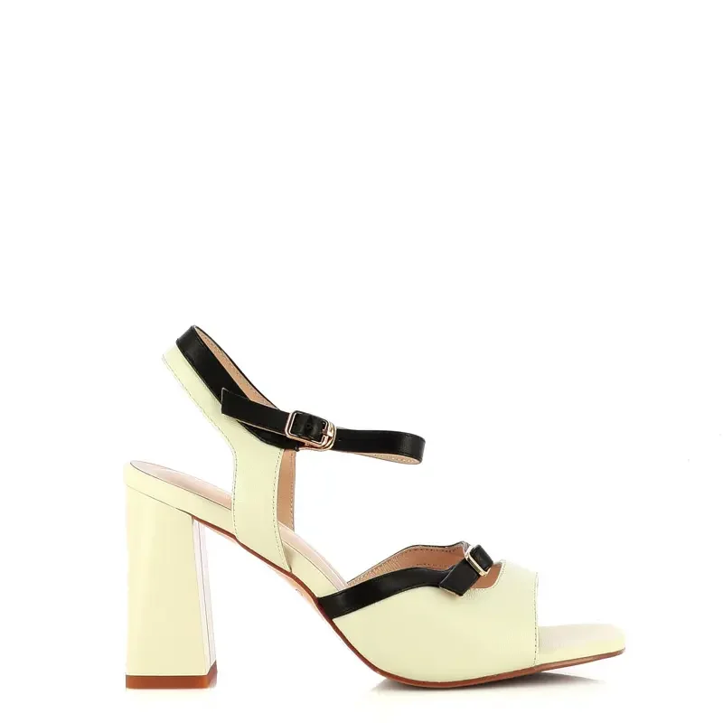 Дамски Сандали На Ток CARLO FABIANI – 5KL736 OFF WHITE