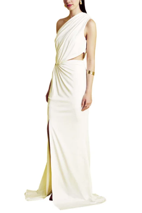 Рокля S23T1310 off white