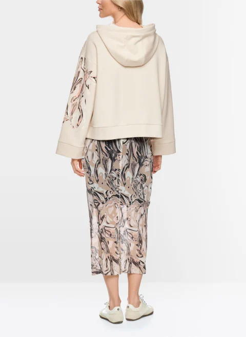 Суитшърт с принт 'Oversized fit' Marc Cain Sports — снимка 3