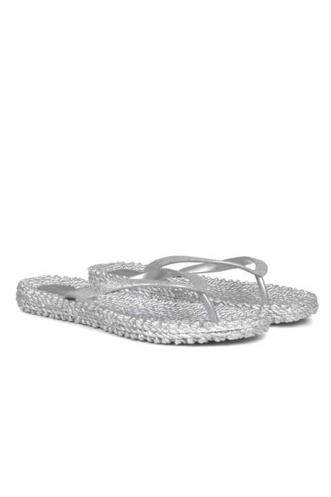 Чехли Flip-Flops CHEERFUL01-071 silver — снимка 2