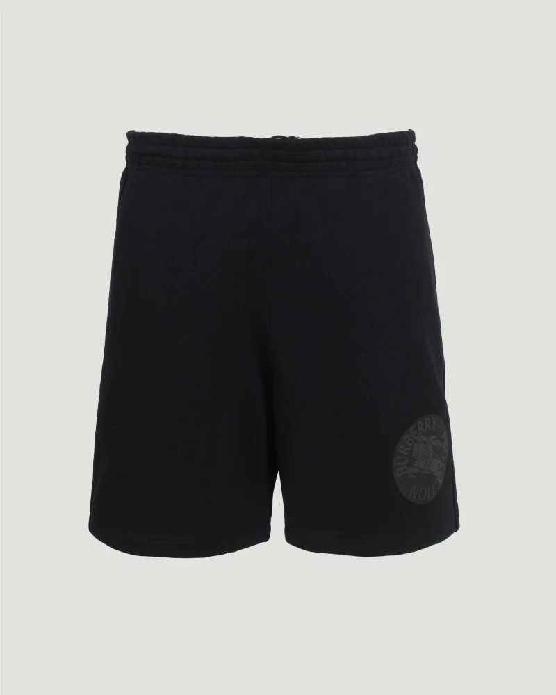 Cotton Shorts in Black