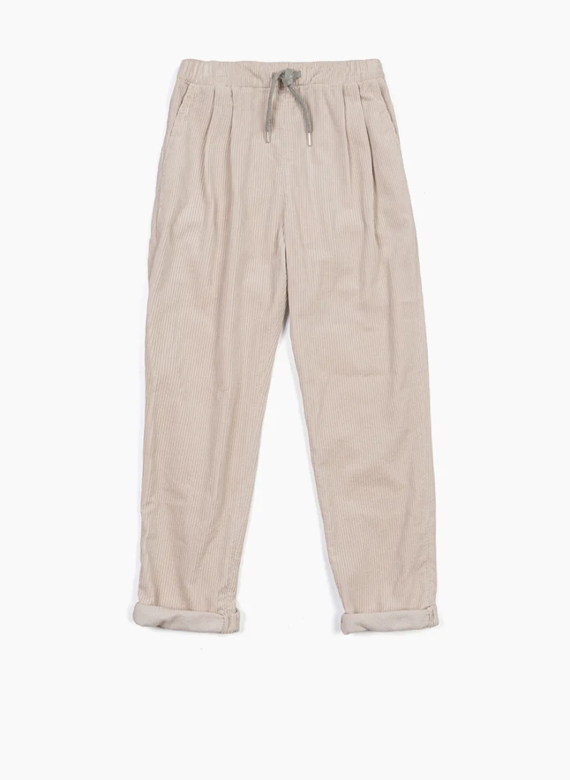 Панталон от рипсено кадифе Brunello Cucinelli Kids 8-10
