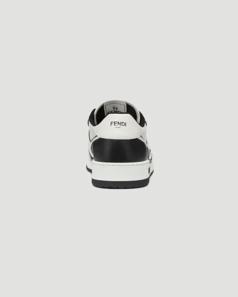 Fendi Match Sneakers in Black and White — снимка 3