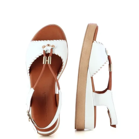 Дамски Сандали На Платформа VERONELLA – 030-166-0263 WHITE/COCONUT — снимка 5