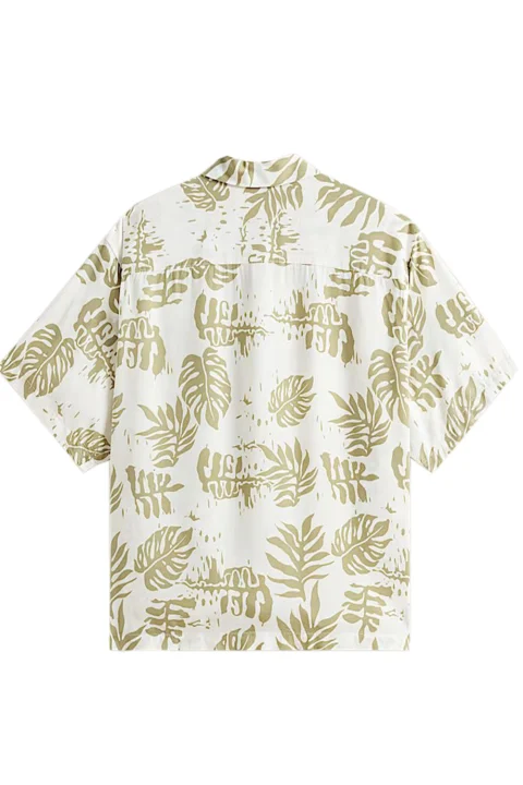 Риза Van Doren Printed Camp VN000VTPFSG soft sage — снимка 2