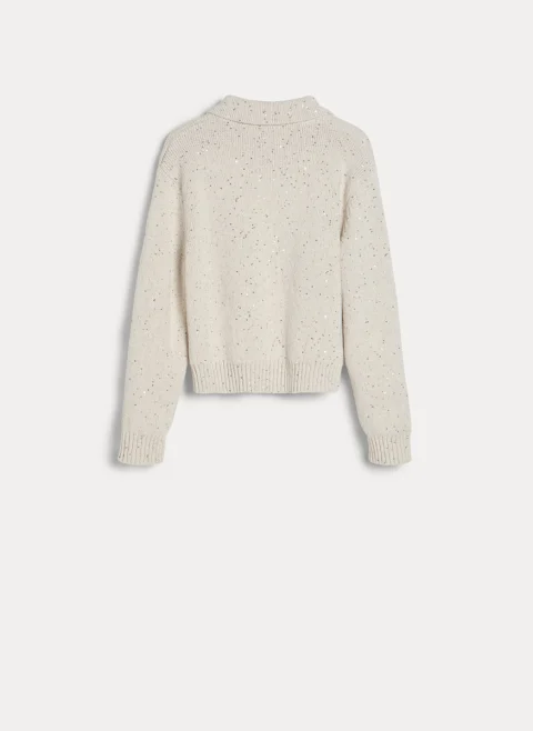 Двуредна жилетка с пайети Brunello Cucinelli Kids 8 — снимка 2