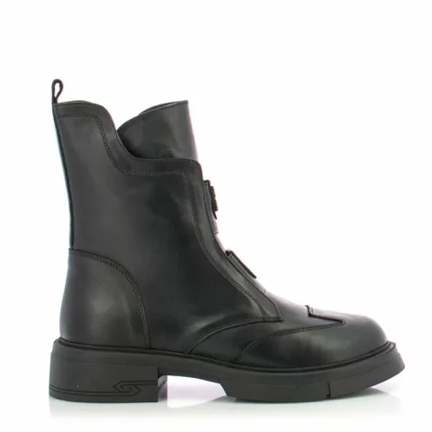 Дамски Равни Боти CARLO FABIANI – 154-98 BLACK — снимка 3