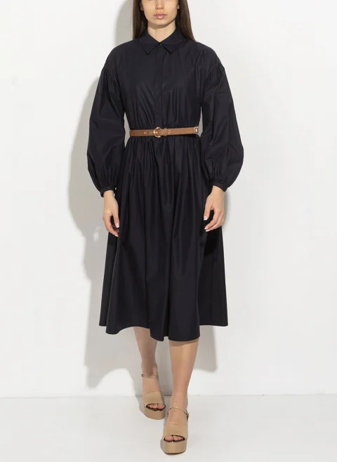 Рокля-риза с колан Max Mara Studio Mstmarmo — снимка 4