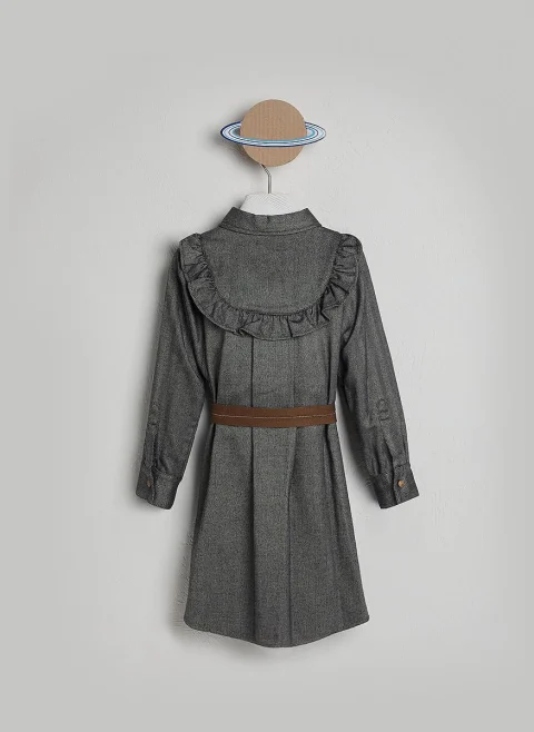 Рокля `Fishbone` Brunello Cucinelli Kids