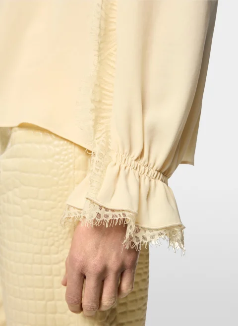 Блуза с дантела Marc Cain Collections — снимка 13