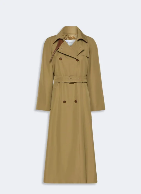 Непромокаем вълнен тренчкот от габардин Max Mara Mxmgiusto