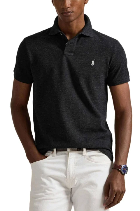 Polo Basic Mesh-Ssl-Knt 710680784201 001 black