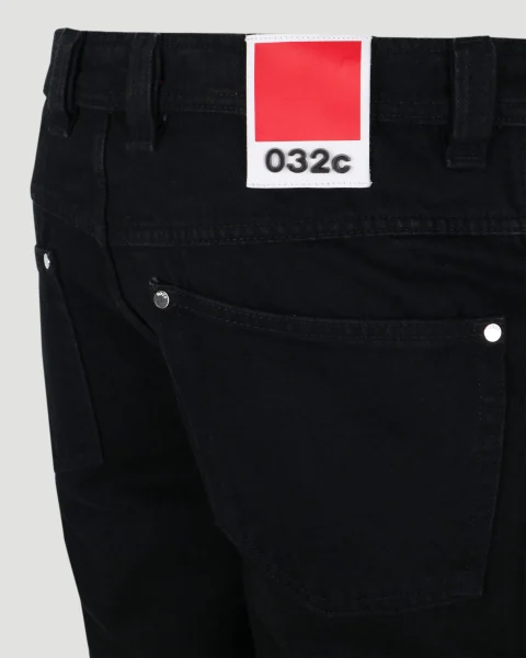 Cotton Jeans in Black — снимка 3