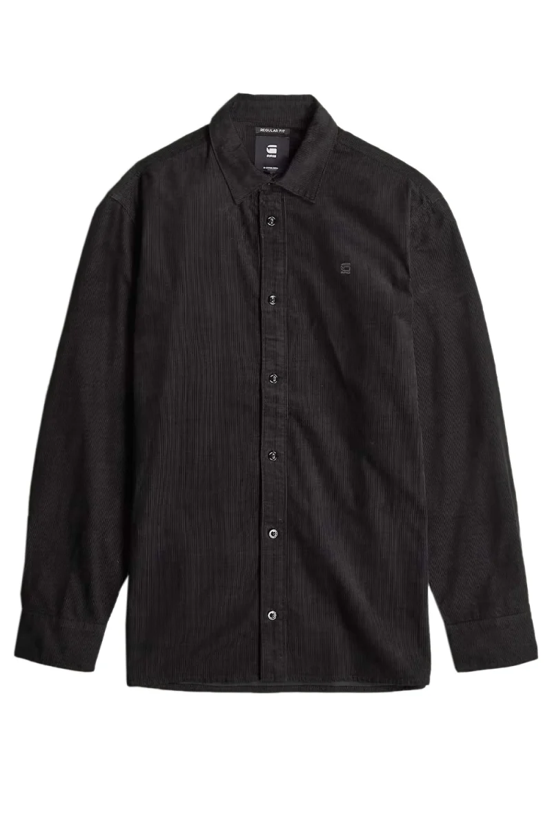 Риза Clean Regular L\S D25196-D751-6484 dk black