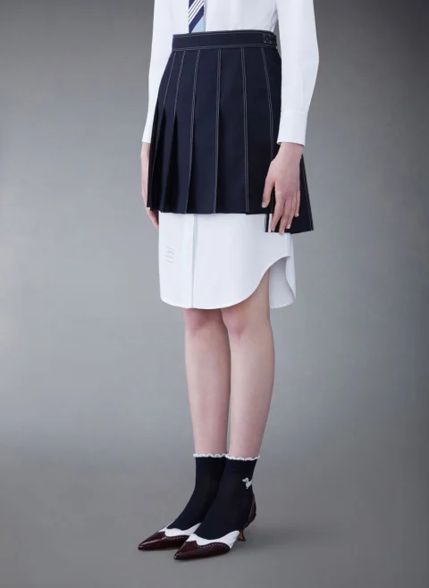 Пола от вълна 'Fresco' Thom Browne — снимка 3