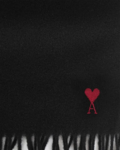 Logo Scarf in Black — снимка 2