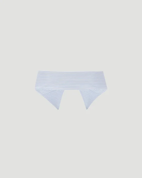 Cotton Poplin Collar in Blue — снимка 2