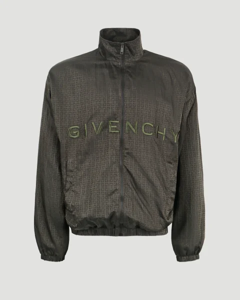 4G-Print Logo Embroidered Jacket