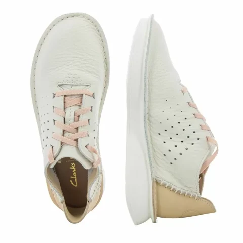 Дамски Ежедневни CLARKS – 26170419 VELHILL ETCH OFF WHITE — снимка 5