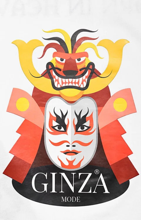 Памучна тениска GMTSL 003 с акцентен принт — снимка 4
