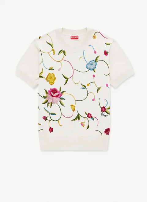 Пуловер с коприна 'Wildflower' Kenzo