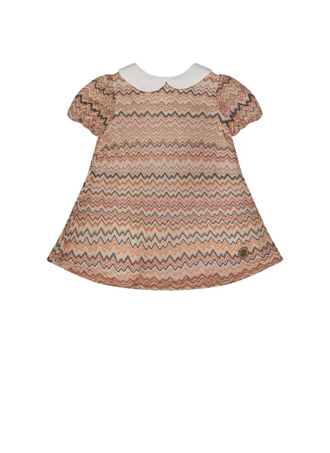Рокля с принт 'Zig-zag' Missoni Kids