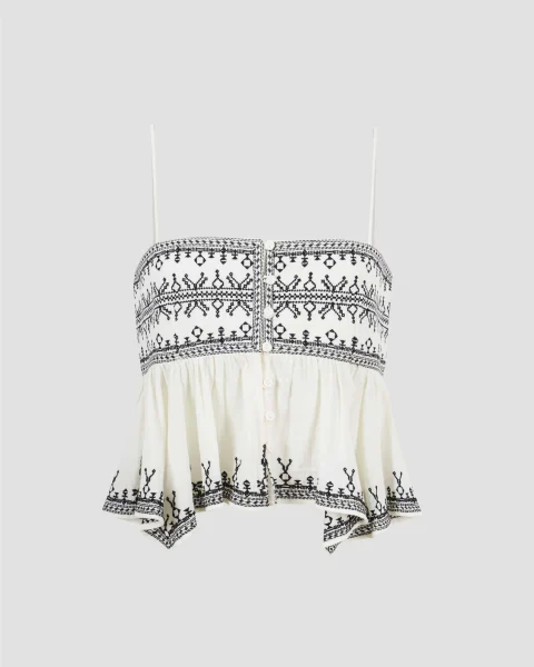 Piyae Top in Ecru