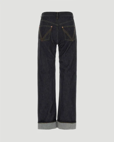 Indigo Blue Denim Jeans — снимка 2
