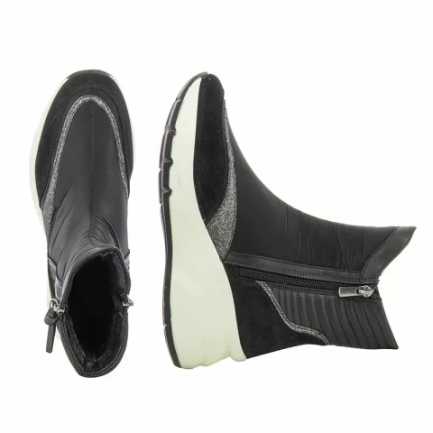 Дамски Спортни Боти CARLO FABIANI – 23901 BLACK COMBI — снимка 5
