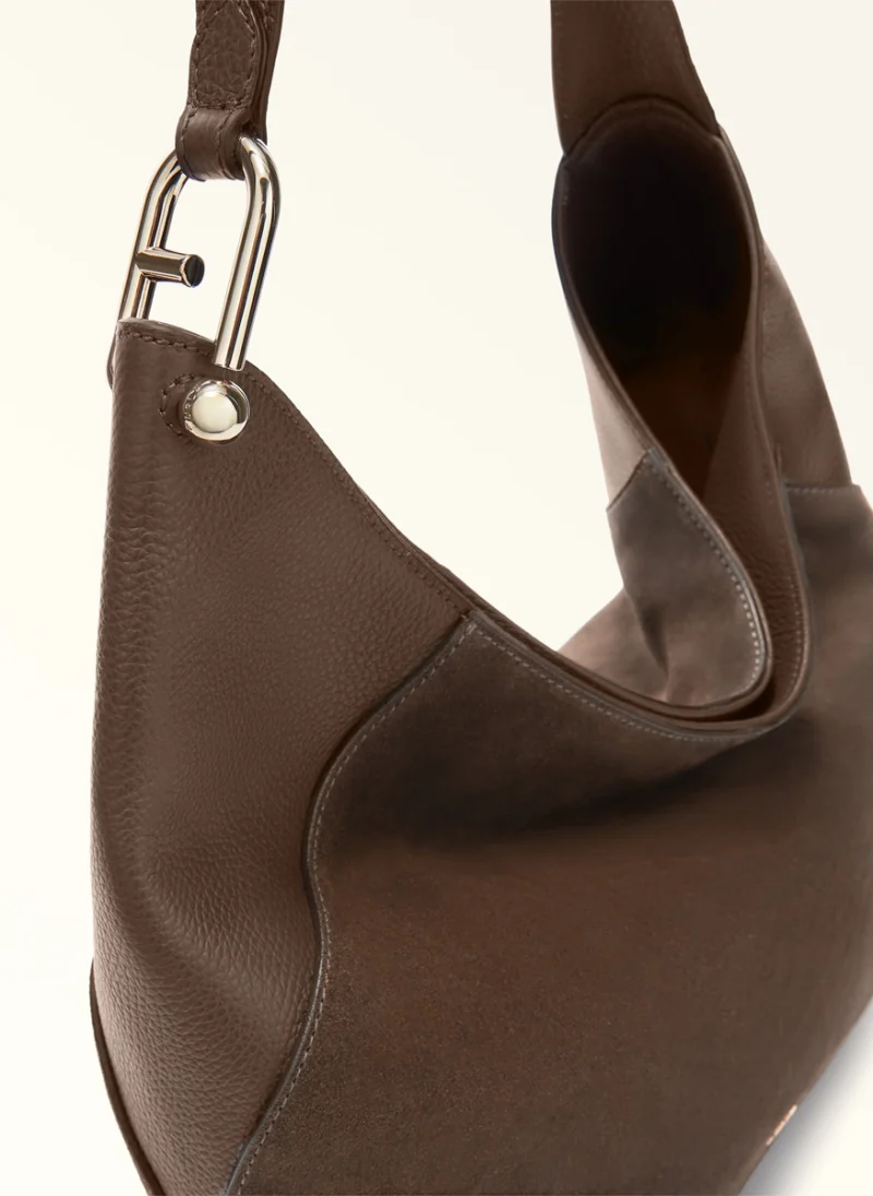Кожена чанта Furla Lara Тoni Еspresso — снимка 3