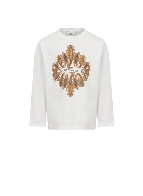 Блуза с принт Etro Kids