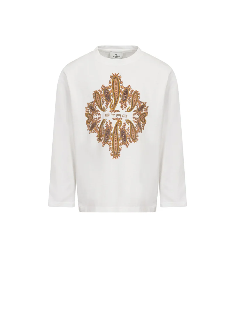 Блуза с принт Etro Kids