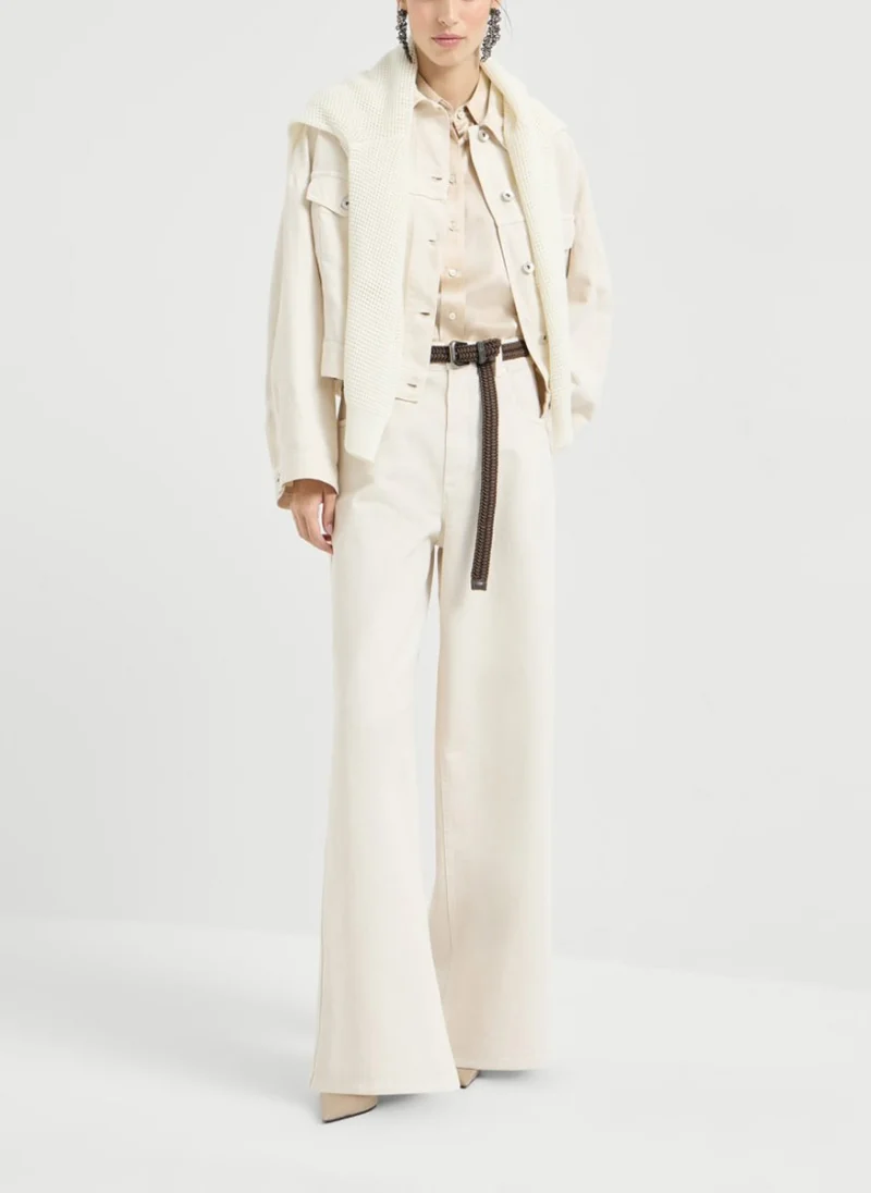 Деним 'Wide leg' Brunello Cucinelli — снимка 5