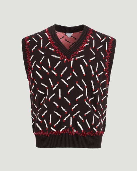 Cotton Jacquard Matches Gilet