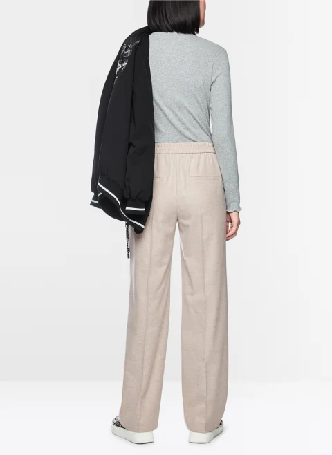 Спортен панталон с централен фабричен ръб 'Washington' Marc Cain Pants — снимка 3
