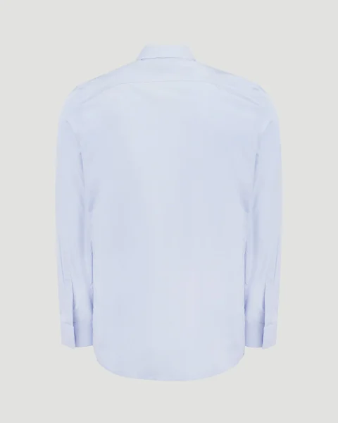 Poplin Shirt in Baby Blue — снимка 2
