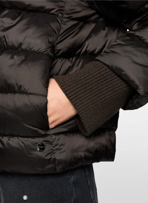 Капитонирано яке с висока яка Marc Cain Additions — снимка 6