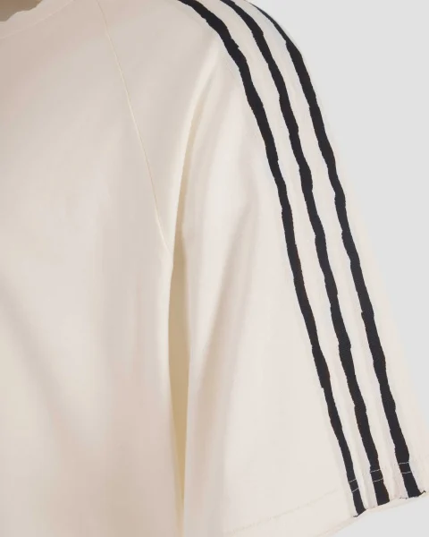 Raw Edge 3 Stripes Short Sleeve T-Shirt — снимка 3