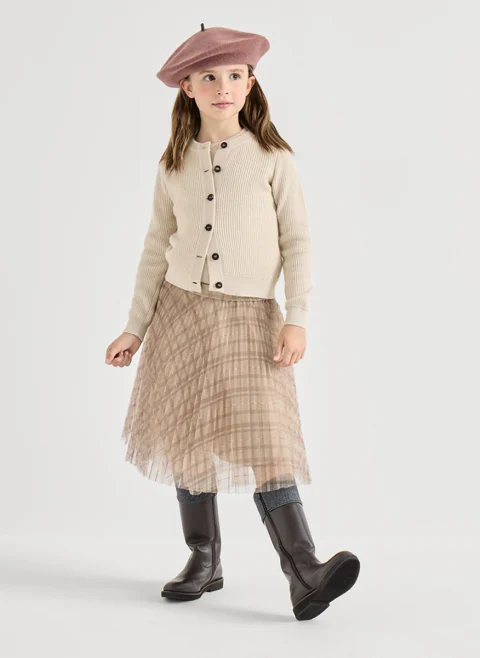 Пуловер без ръкав 'Sparkling note' Brunello Cucinelli Kids 12 — снимка 4
