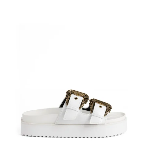 Дамски бели чехли VERSACE JEANS