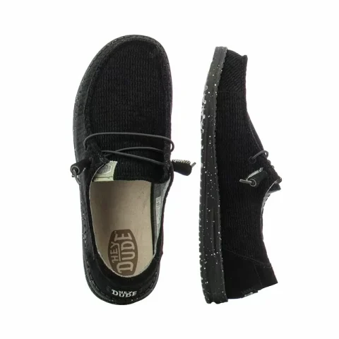 Мъжки Ежедневни HEY DUDE – 40195-001 WENDY WAVE BLACK — снимка 5