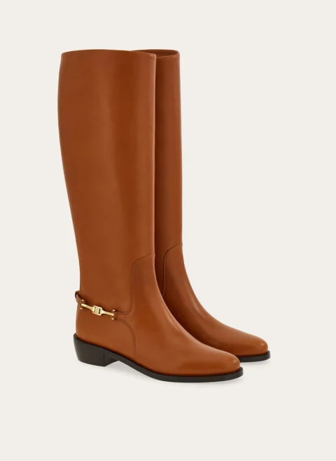 Ботуши `F buckle` Ferragamo — снимка 3