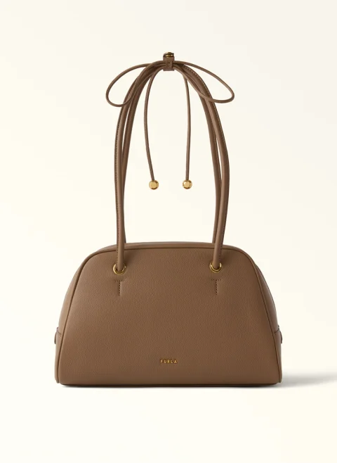 Чанта Furla Poppy Dome Toffee M