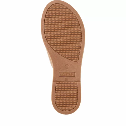 Дамски Равни Чехли TAMARIS – 1-27135-42-305 COGNAC — снимка 6