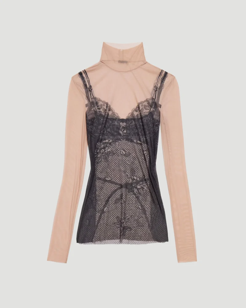 Trompe L'œil Lingerie Top