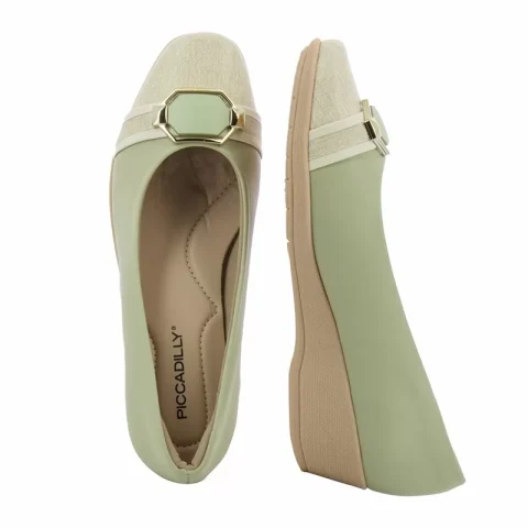 Дамски Обувки На Платформа PICCADILLY – 143227 IVONE DOCE/OFF WHITE — снимка 5