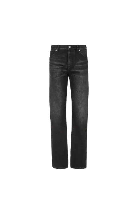 Slim-Fit Organic Cotton Denim Jeans in Black