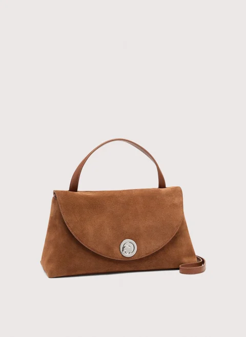 Велурена чанта Coccinelle Nikla Medium — снимка 2