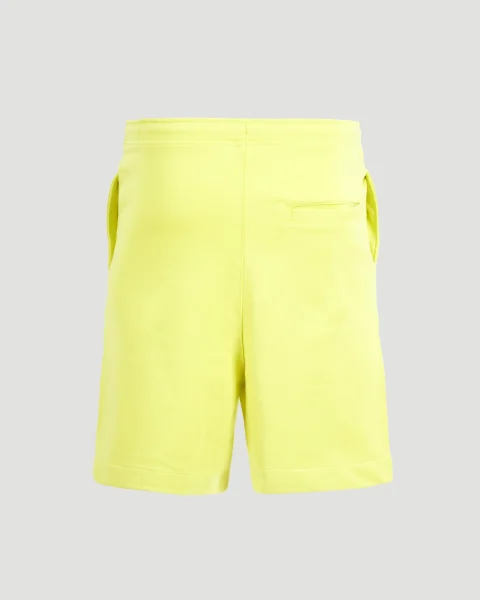 French Terry Shorts in Yellow — снимка 3